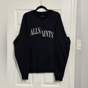 Allsaints Dropout Crew Sweatshirt - Size Medium